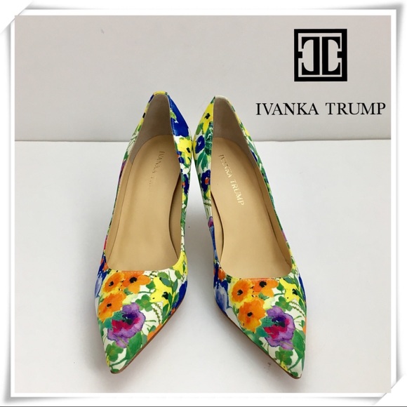Ivanka Trump Shoes - IVANKA TRUMP Spring Colorful Floral Pumps